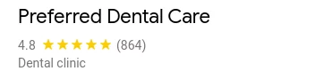 Main Children's Dental Google Reviews Screenshot
