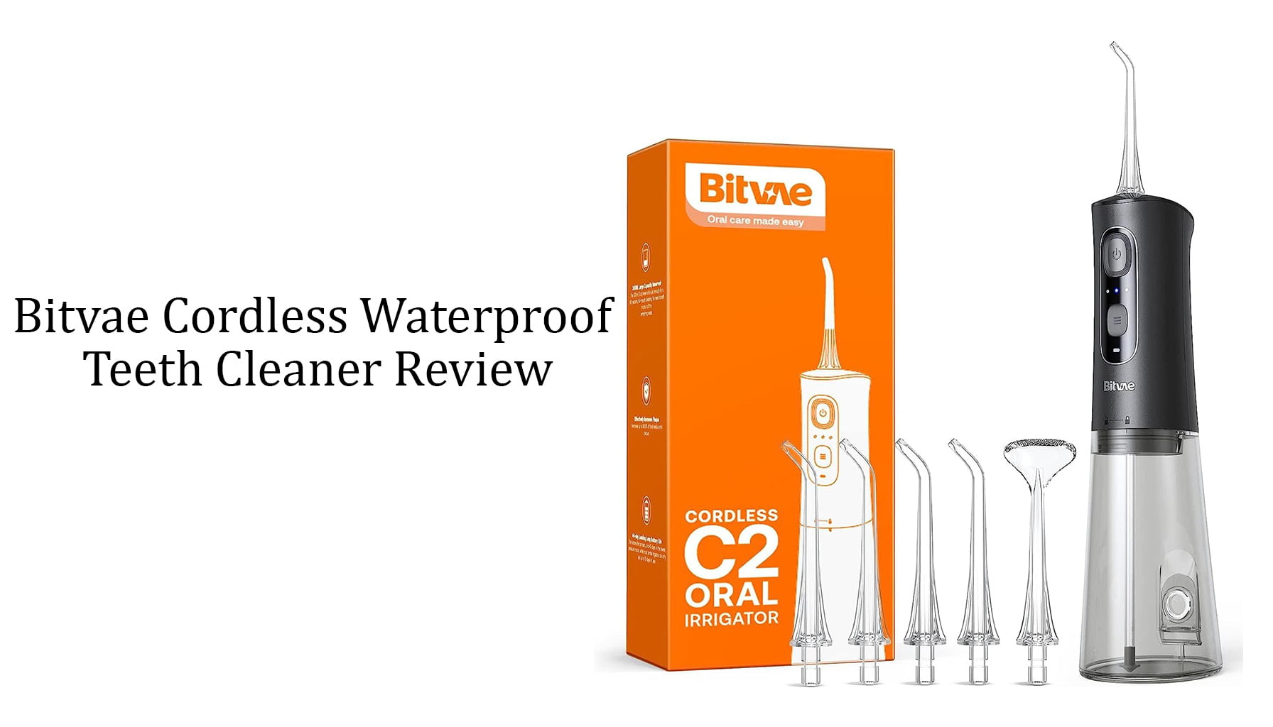 Bitvae Cordless Waterproof Teeth Cleaner Review