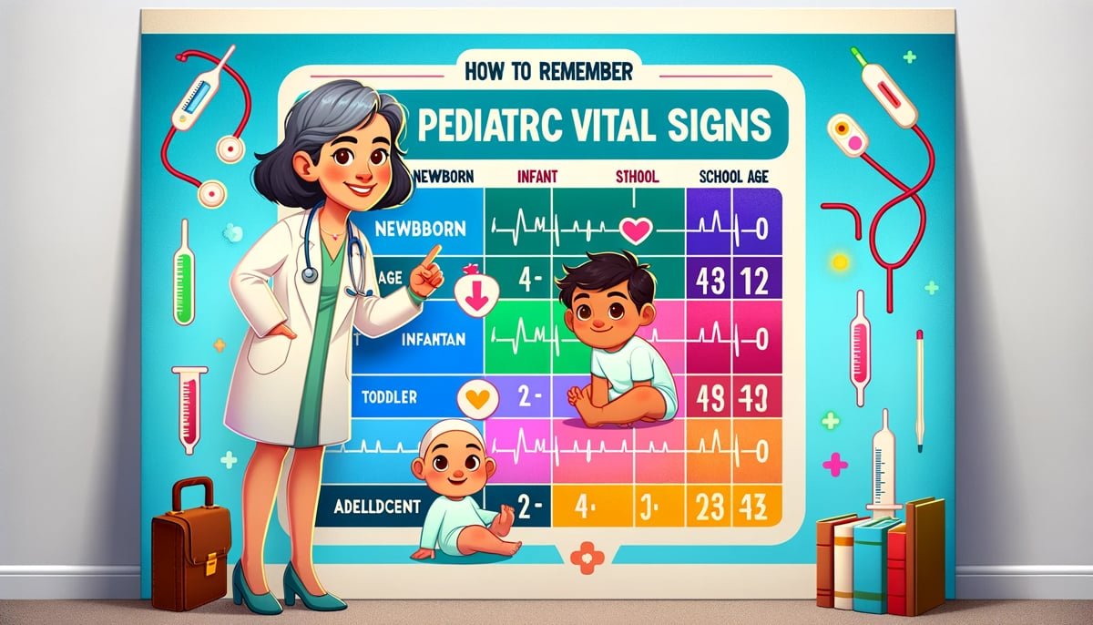 How to Remember Pediatric Vital Signs