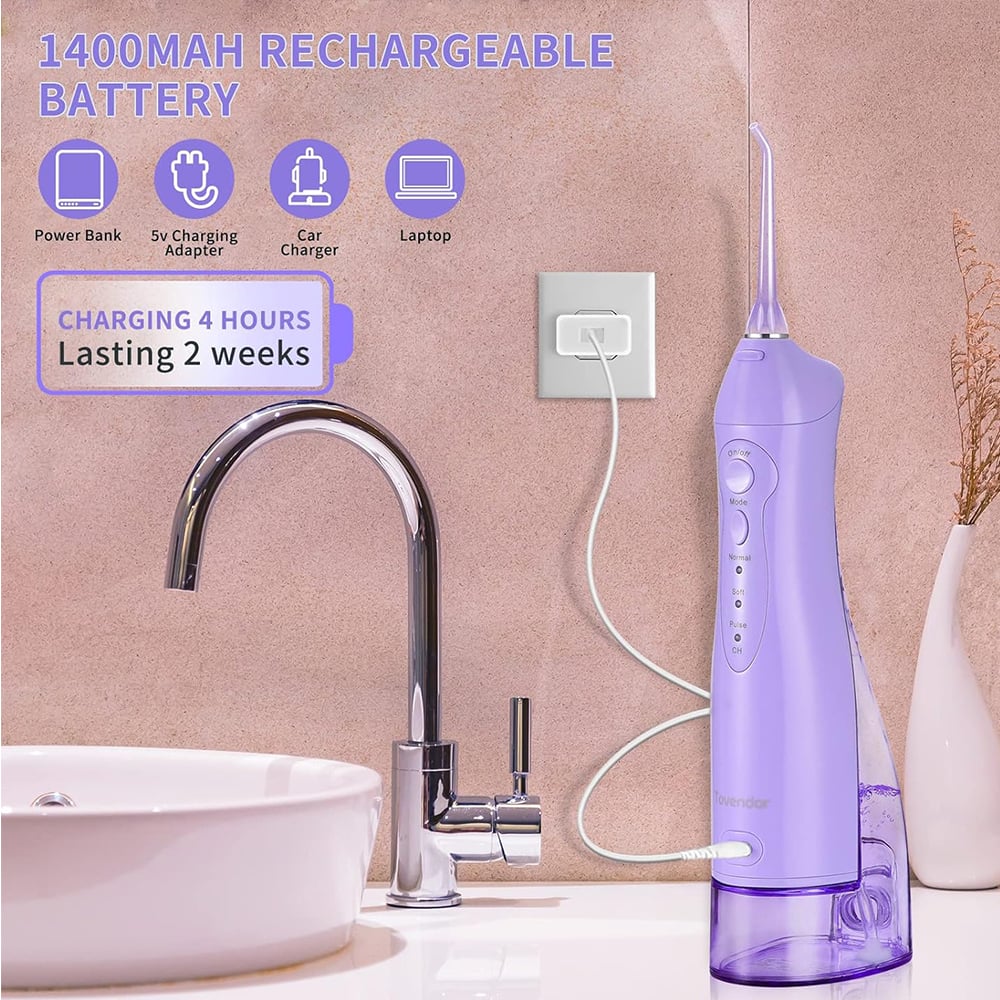 TOVENDOR Electric Water Flosser Battery