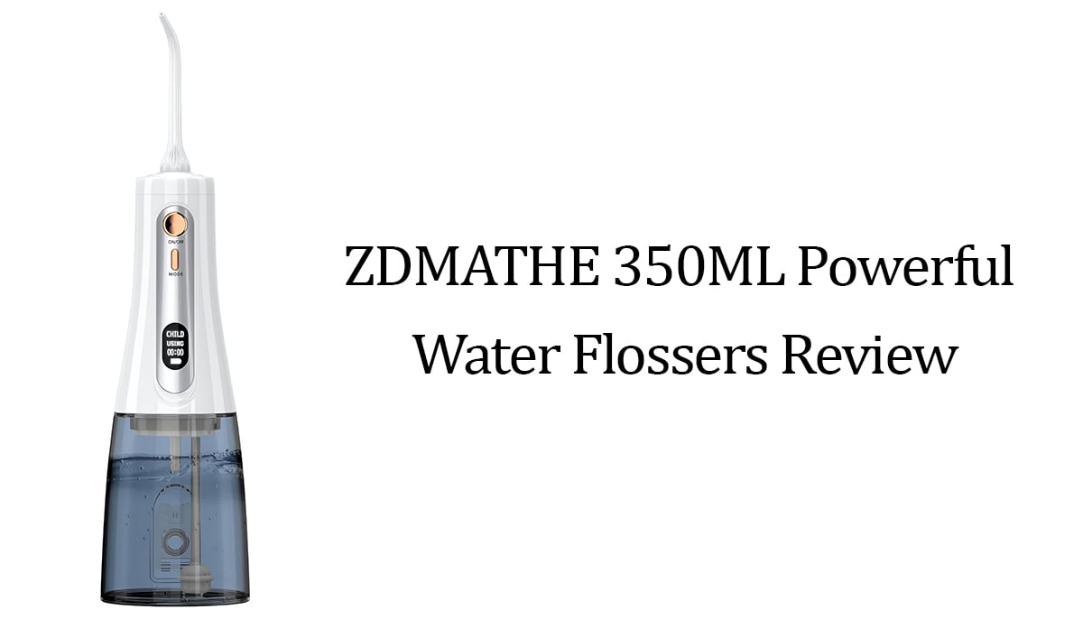 ZDMATHE 350ML Powerful Water Flosser Review