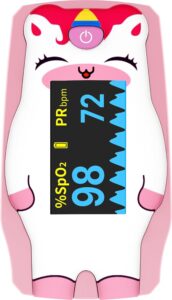 Pink JUMPER JPD-500G Children Pulse Oximeter