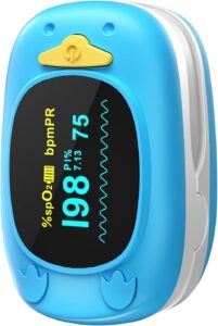 Blue Zacurate 500D Pro Series Children Oximeter