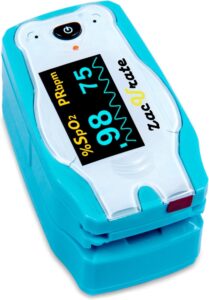 Contec CMS50D-B Blue Finger Pulse Oximeter