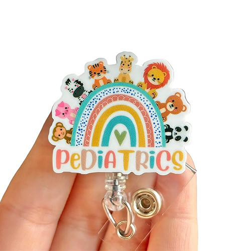 Physical Therapist Pediatric Badge Reel