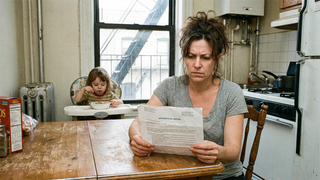 Parent reviewing Medicaid redetermination notice amid 2026 federal changes to children's dental coverage